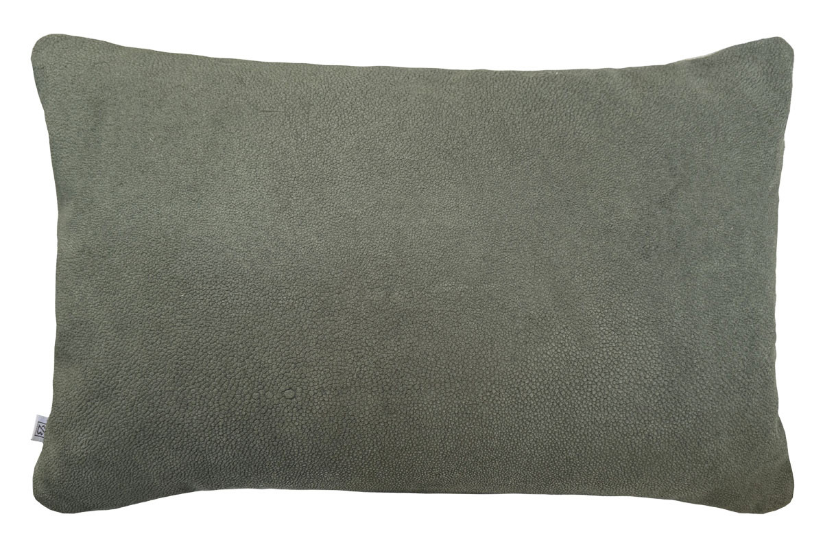 Almofada retangular ARRAIA verde oliva