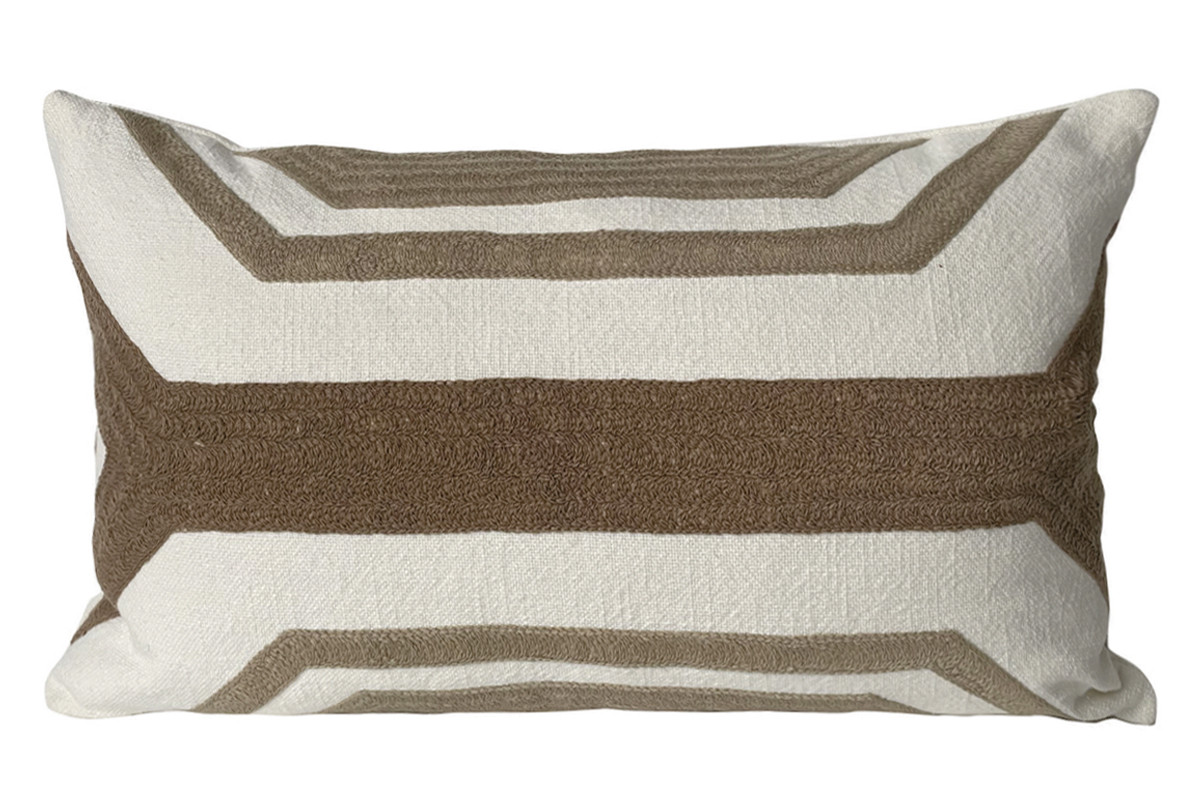 Almofada Retangular GEOMÉTRICA - Off White