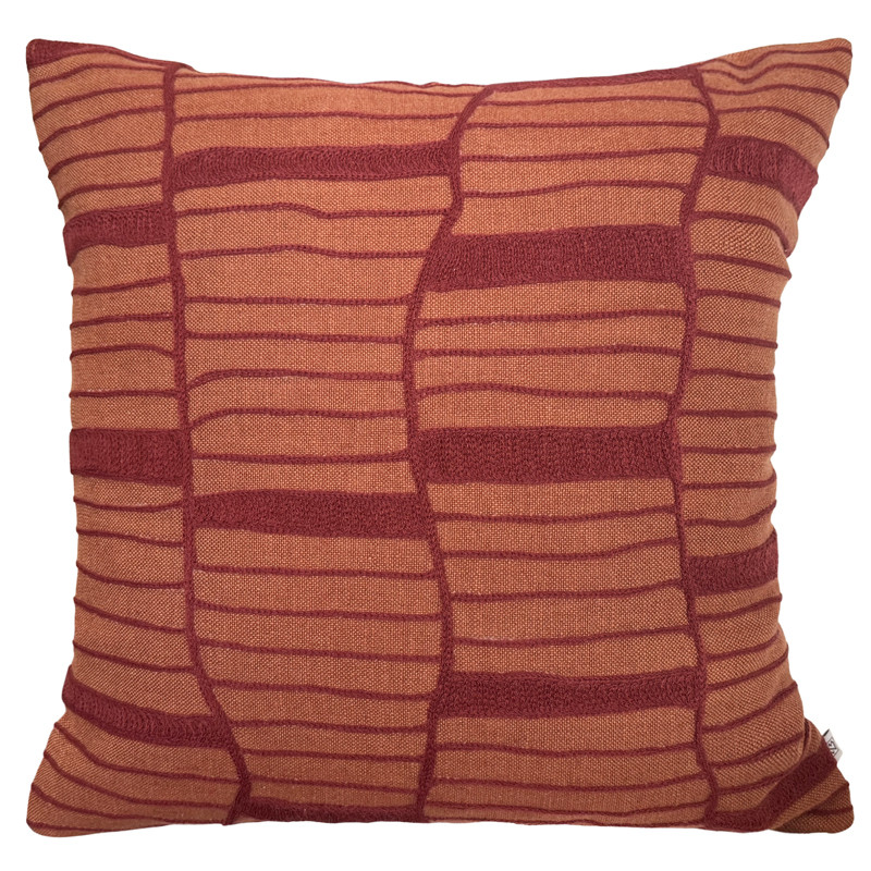 Almofada RANHURAS brick