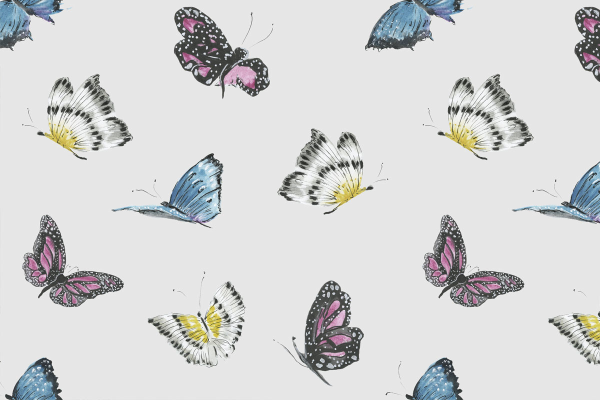 Papel de Parede Borboletas