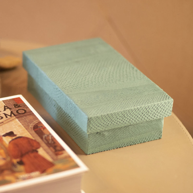 Caixa QUADRATO PP em Salmão 