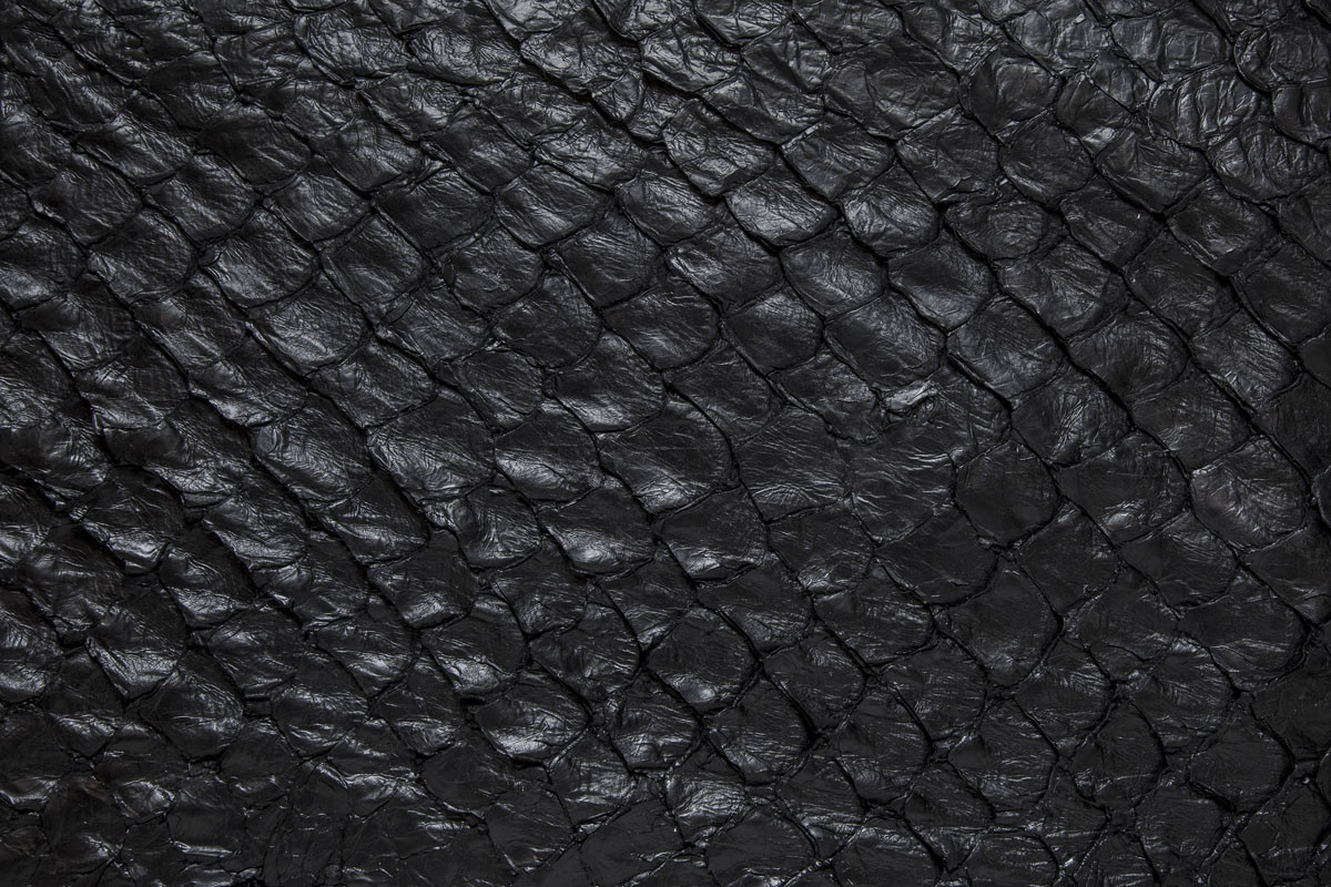 Pele de Peixe PIRARUCU Preto