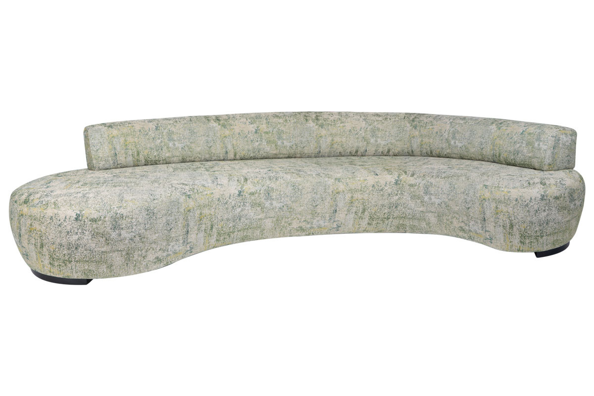 Revestido em nosso Jacquard Musgo