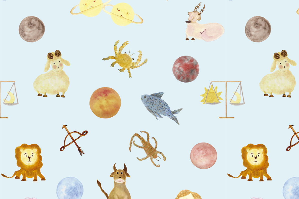 Papel de Parede SIGNOS - Azul 