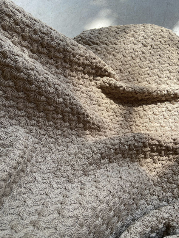Manta TRICOT Amarula