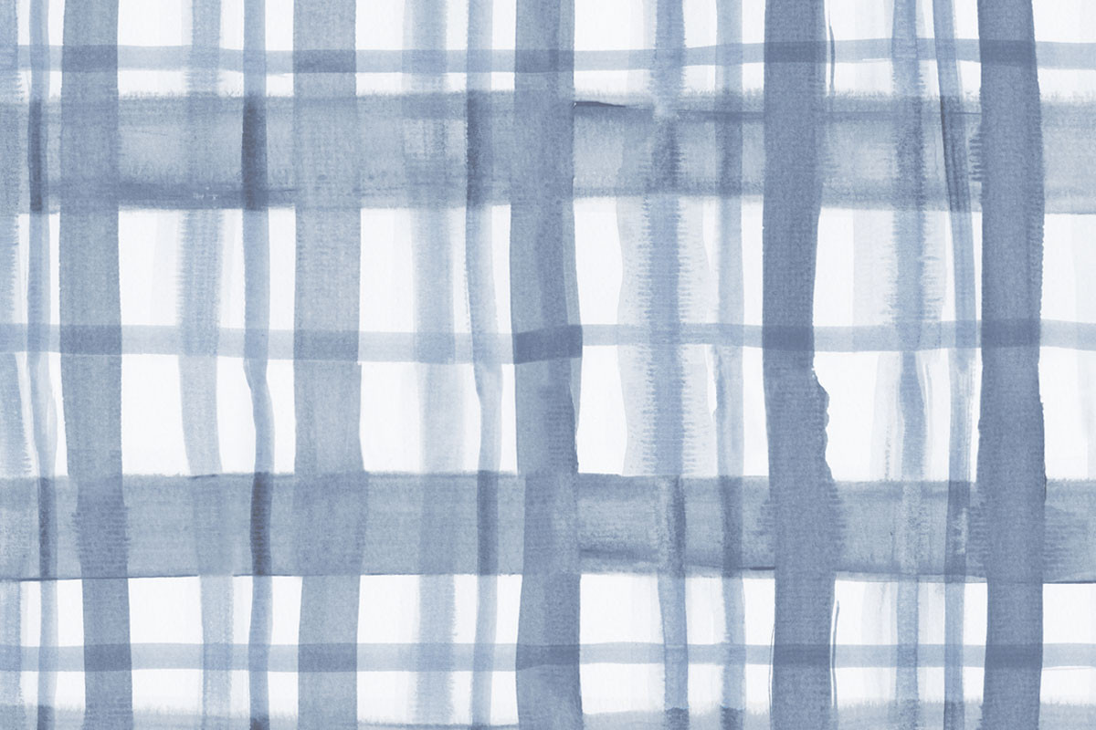 Papel de Parede Xadrez - Azul