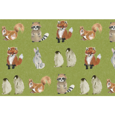 Papel de Parede Bichinhos da Floresta