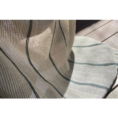 Linho LISTRA azul antigo