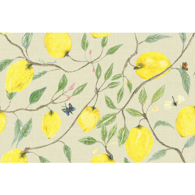 Papel de Parede Limão SICILIANO - Bege