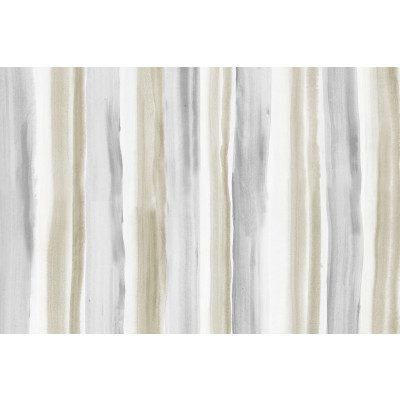 Papel de Parede Listrado - Bege e Cinza
