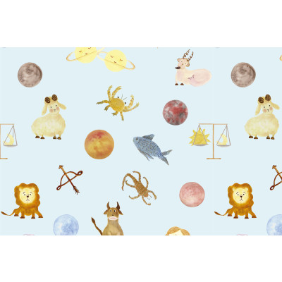 Papel de Parede SIGNOS - Azul 