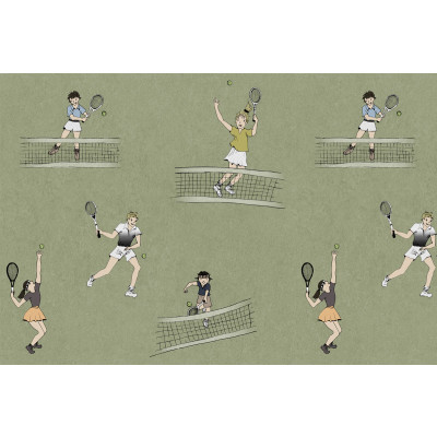 Papel de Parede TÊNIS - Verde