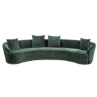 Sofá Gaudí com tecido BR-008/006 cor 836